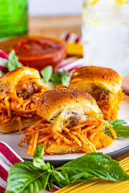 Beef-Sliders-Spaghetti
