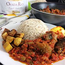Ofada-rice-and-Native-stew