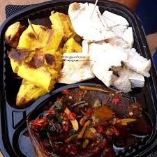 Roast-yam-and-plantain-okuji-with-smoked-fish